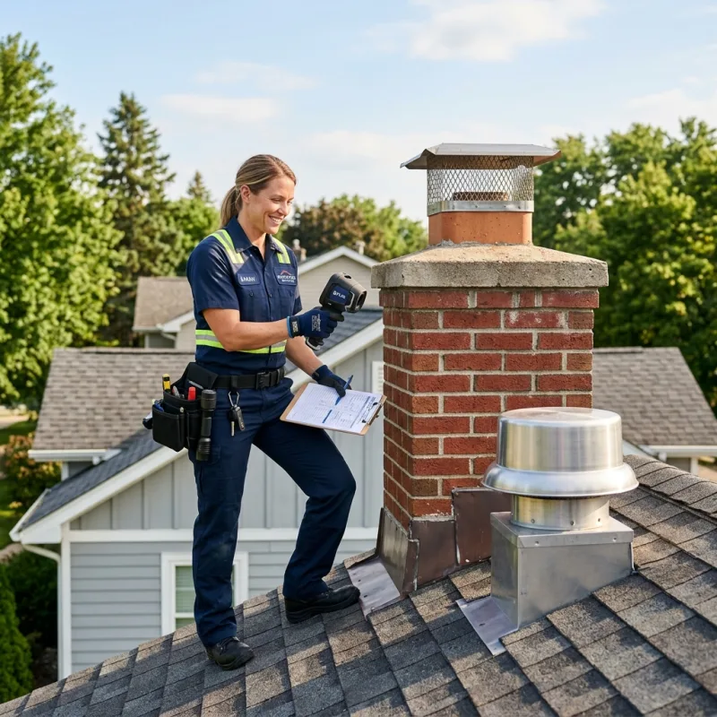 Technician inspecting a Doncaster roof cavity and ductwork for a dead bird